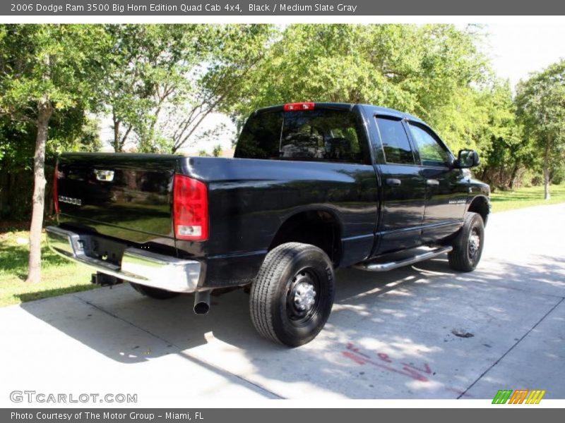 Black / Medium Slate Gray 2006 Dodge Ram 3500 Big Horn Edition Quad Cab 4x4