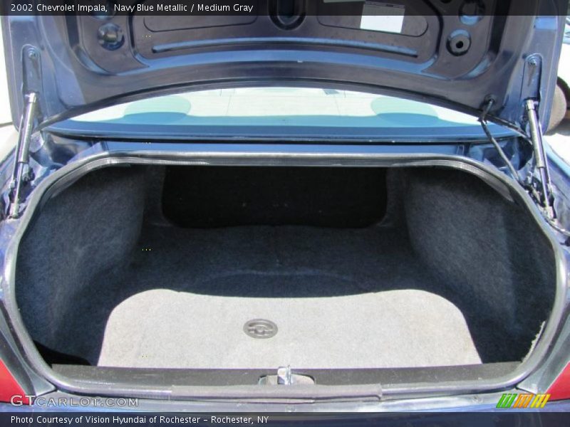 Navy Blue Metallic / Medium Gray 2002 Chevrolet Impala