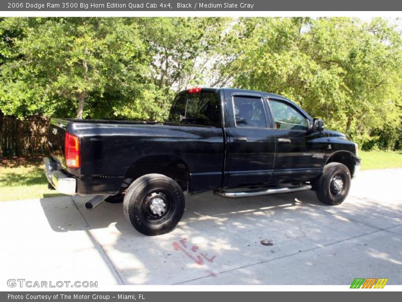 Black / Medium Slate Gray 2006 Dodge Ram 3500 Big Horn Edition Quad Cab 4x4