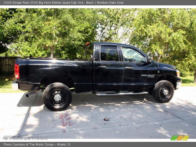 Black / Medium Slate Gray 2006 Dodge Ram 3500 Big Horn Edition Quad Cab 4x4