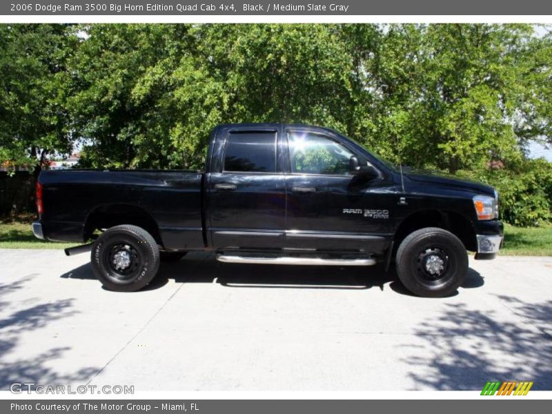 Black / Medium Slate Gray 2006 Dodge Ram 3500 Big Horn Edition Quad Cab 4x4