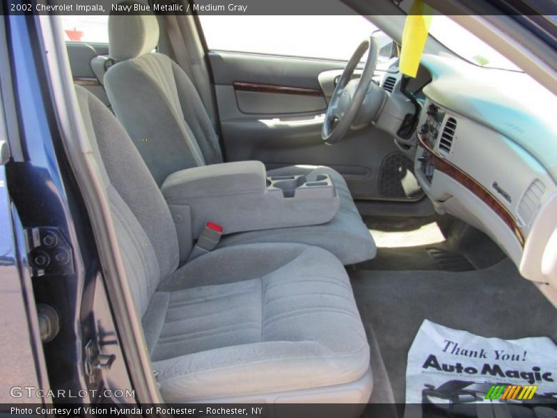 Navy Blue Metallic / Medium Gray 2002 Chevrolet Impala