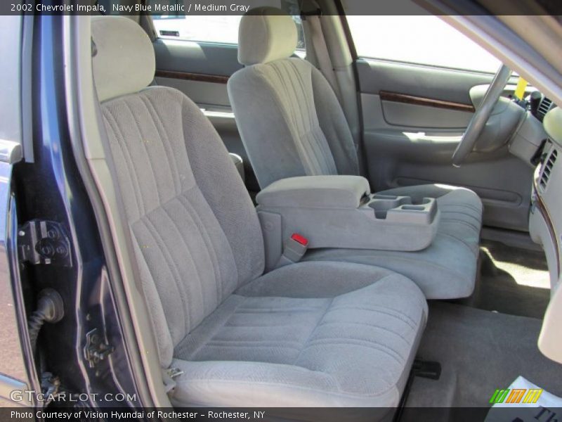 Navy Blue Metallic / Medium Gray 2002 Chevrolet Impala
