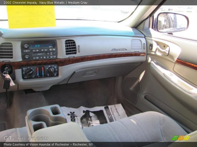 Navy Blue Metallic / Medium Gray 2002 Chevrolet Impala