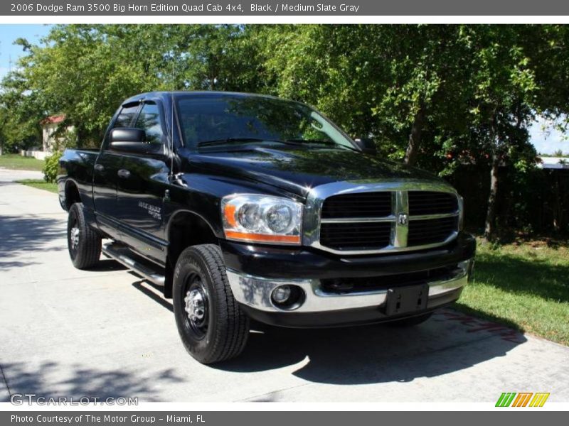 Black / Medium Slate Gray 2006 Dodge Ram 3500 Big Horn Edition Quad Cab 4x4