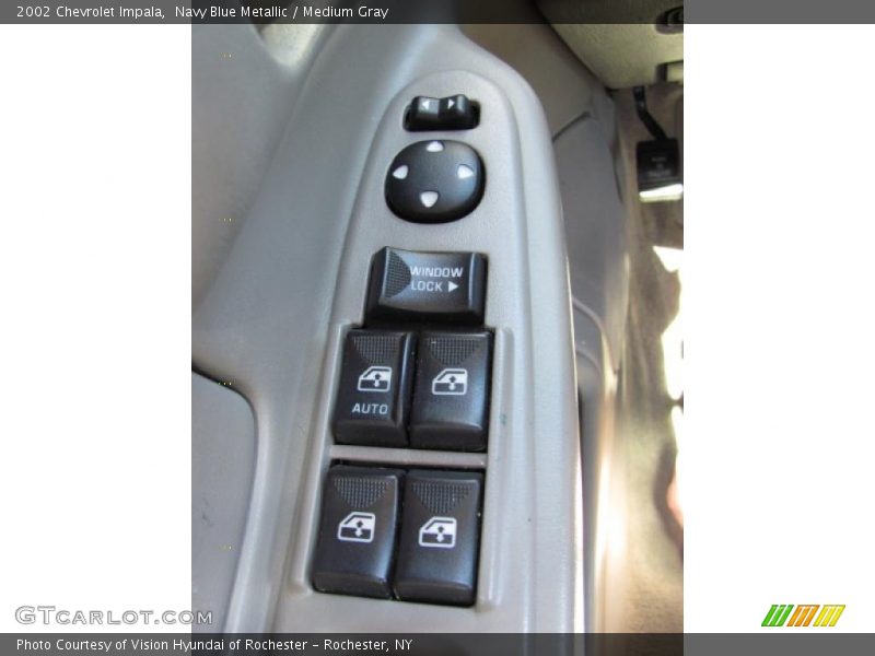 Navy Blue Metallic / Medium Gray 2002 Chevrolet Impala