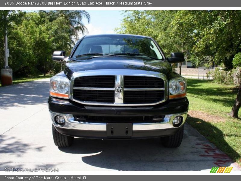 Black / Medium Slate Gray 2006 Dodge Ram 3500 Big Horn Edition Quad Cab 4x4