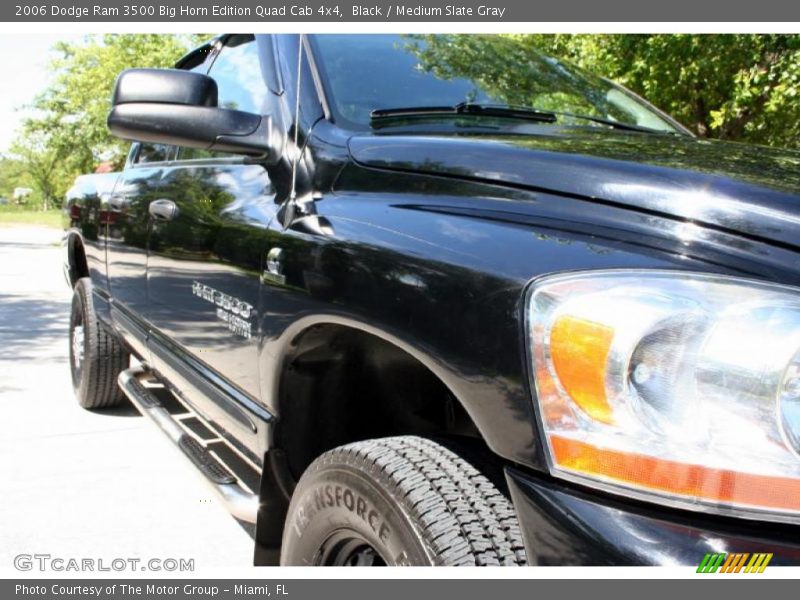 Black / Medium Slate Gray 2006 Dodge Ram 3500 Big Horn Edition Quad Cab 4x4