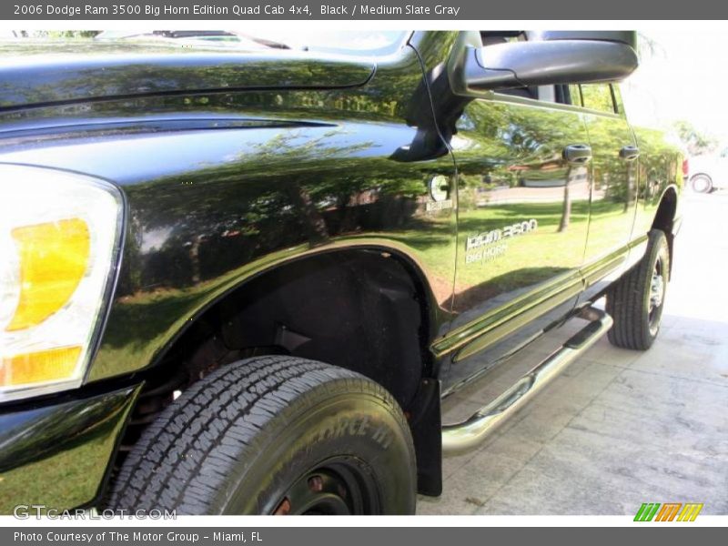 Black / Medium Slate Gray 2006 Dodge Ram 3500 Big Horn Edition Quad Cab 4x4