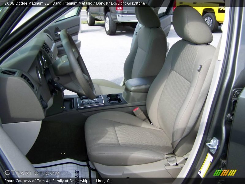 Dark Titanium Metallic / Dark Khaki/Light Graystone 2008 Dodge Magnum SE