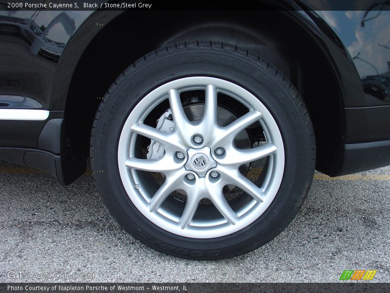 Black / Stone/Steel Grey 2008 Porsche Cayenne S