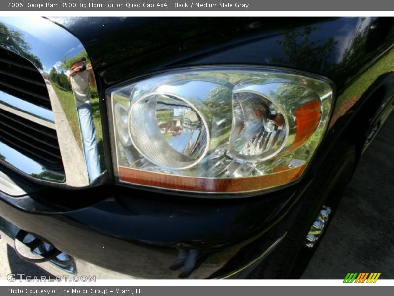 Black / Medium Slate Gray 2006 Dodge Ram 3500 Big Horn Edition Quad Cab 4x4