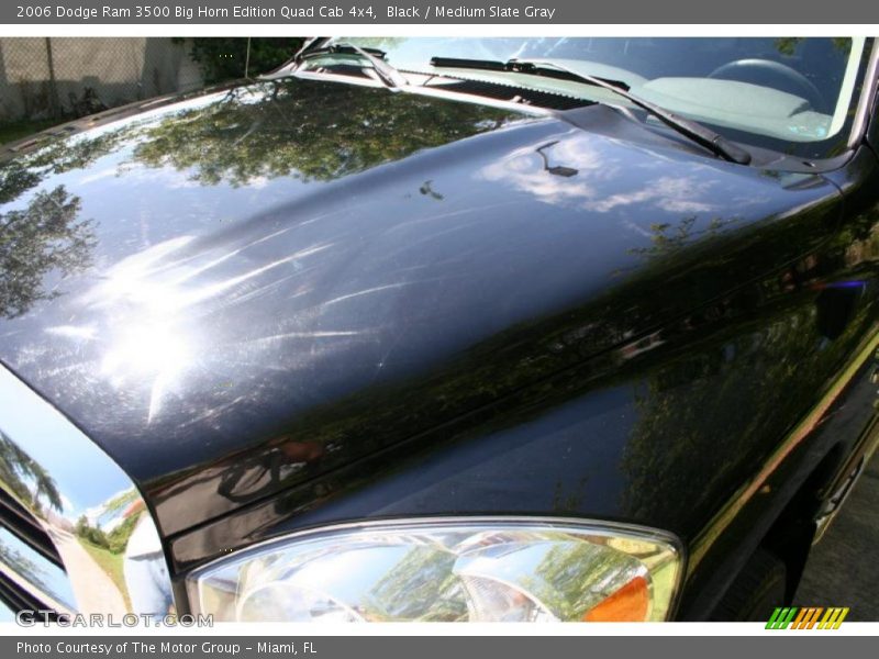 Black / Medium Slate Gray 2006 Dodge Ram 3500 Big Horn Edition Quad Cab 4x4