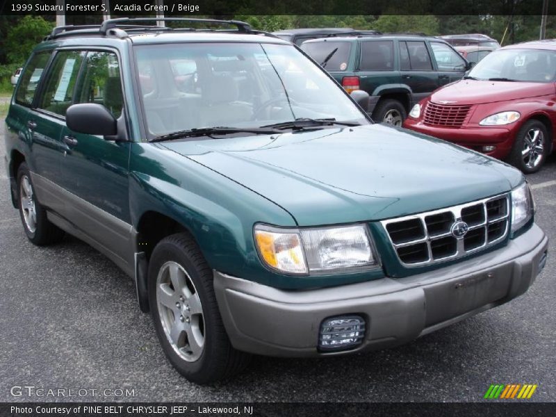 Acadia Green / Beige 1999 Subaru Forester S