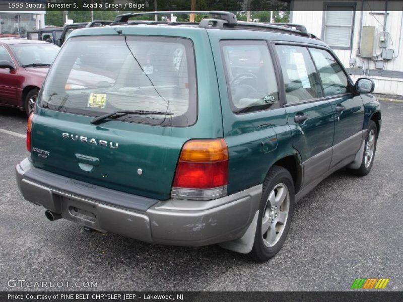 Acadia Green / Beige 1999 Subaru Forester S