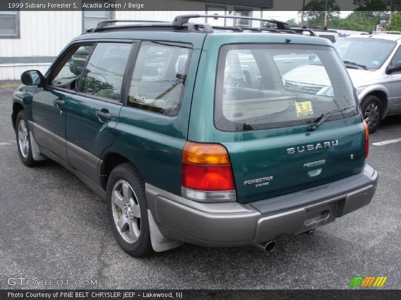 Acadia Green / Beige 1999 Subaru Forester S