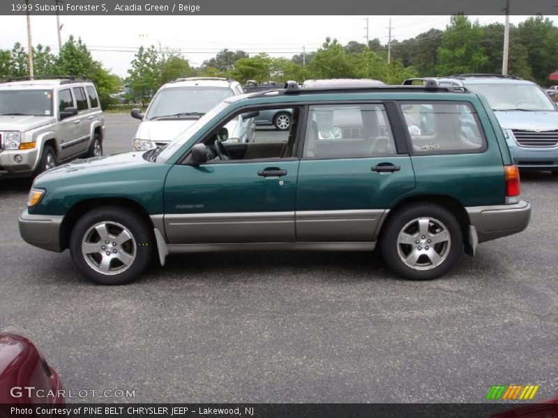 Acadia Green / Beige 1999 Subaru Forester S
