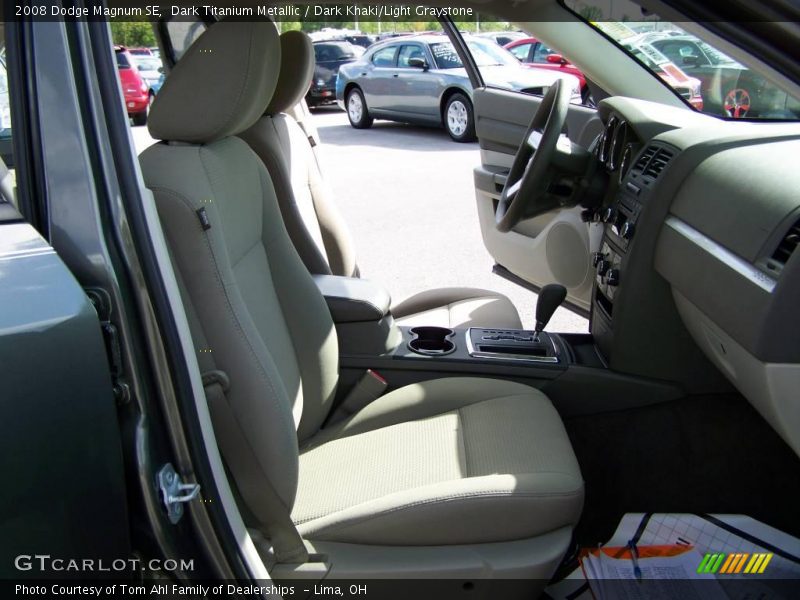 Dark Titanium Metallic / Dark Khaki/Light Graystone 2008 Dodge Magnum SE