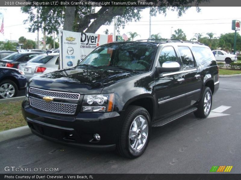 Black Granite Metallic / Light Titanium/Dark Titanium 2010 Chevrolet Suburban LTZ
