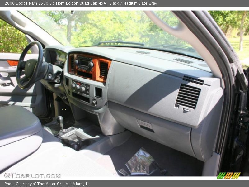 Black / Medium Slate Gray 2006 Dodge Ram 3500 Big Horn Edition Quad Cab 4x4