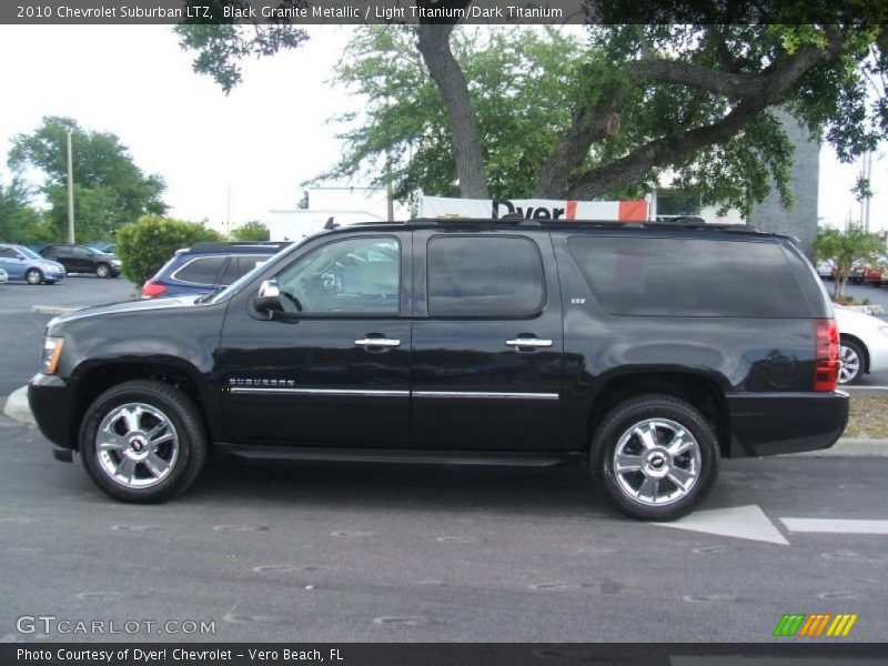 Black Granite Metallic / Light Titanium/Dark Titanium 2010 Chevrolet Suburban LTZ