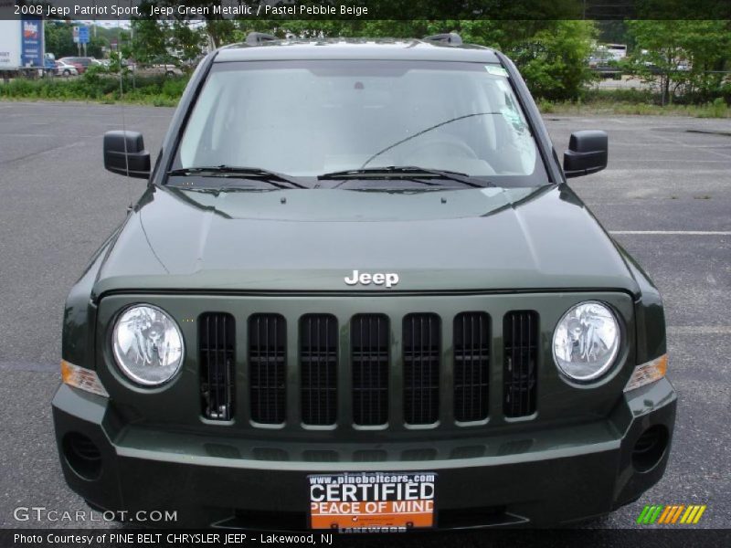 Jeep Green Metallic / Pastel Pebble Beige 2008 Jeep Patriot Sport