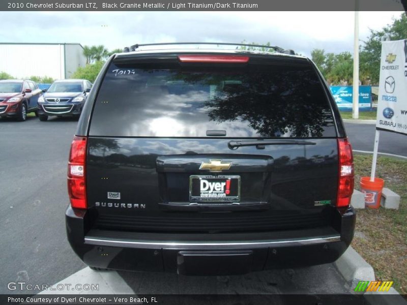 Black Granite Metallic / Light Titanium/Dark Titanium 2010 Chevrolet Suburban LTZ