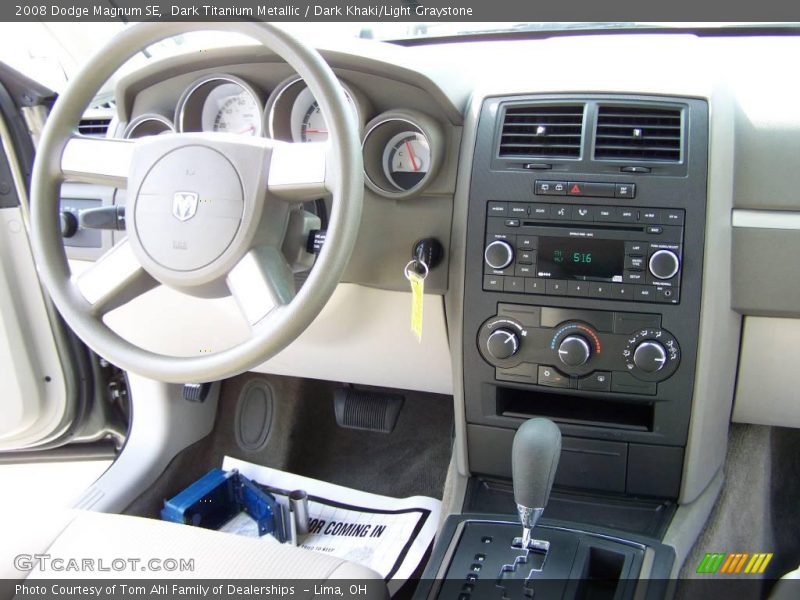 Dark Titanium Metallic / Dark Khaki/Light Graystone 2008 Dodge Magnum SE