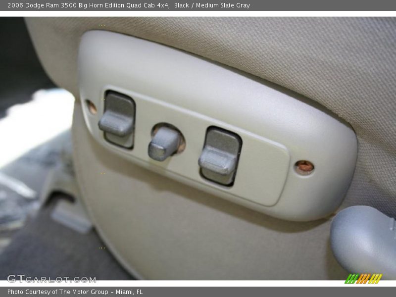 Black / Medium Slate Gray 2006 Dodge Ram 3500 Big Horn Edition Quad Cab 4x4