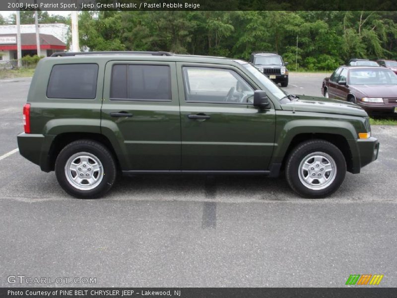 Jeep Green Metallic / Pastel Pebble Beige 2008 Jeep Patriot Sport