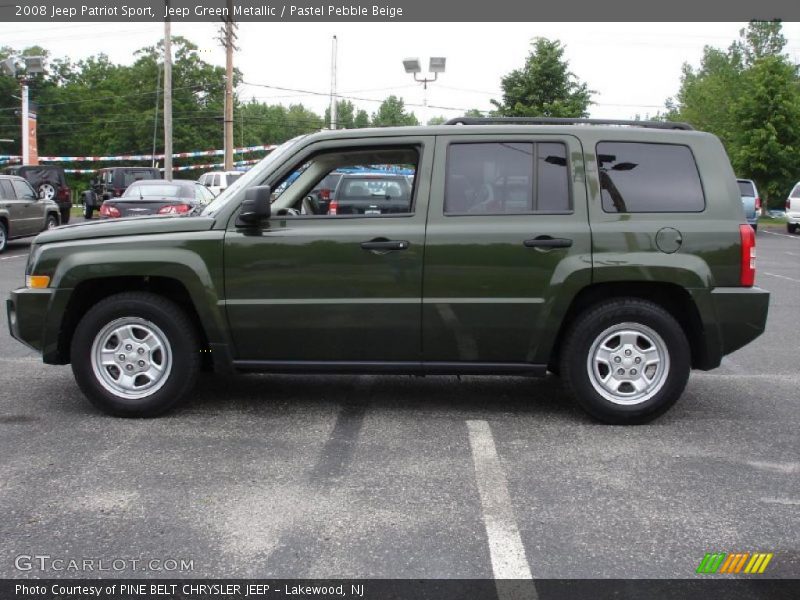 Jeep Green Metallic / Pastel Pebble Beige 2008 Jeep Patriot Sport
