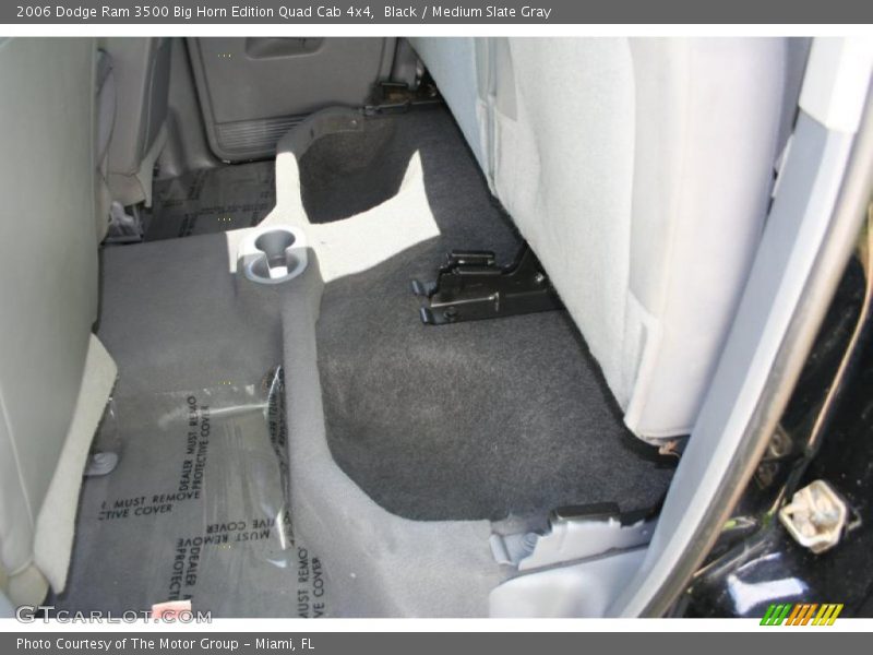 Black / Medium Slate Gray 2006 Dodge Ram 3500 Big Horn Edition Quad Cab 4x4