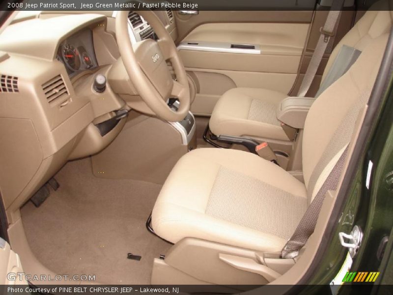 Jeep Green Metallic / Pastel Pebble Beige 2008 Jeep Patriot Sport