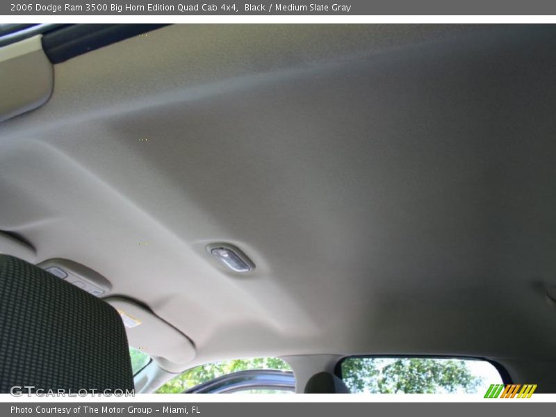 Black / Medium Slate Gray 2006 Dodge Ram 3500 Big Horn Edition Quad Cab 4x4