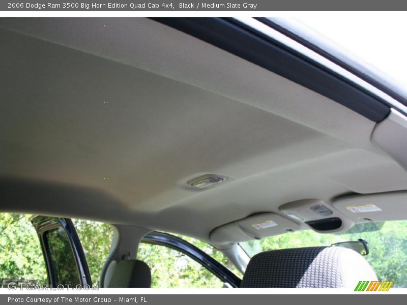 Black / Medium Slate Gray 2006 Dodge Ram 3500 Big Horn Edition Quad Cab 4x4