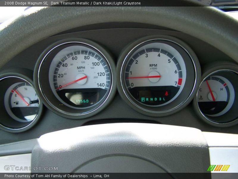 Dark Titanium Metallic / Dark Khaki/Light Graystone 2008 Dodge Magnum SE