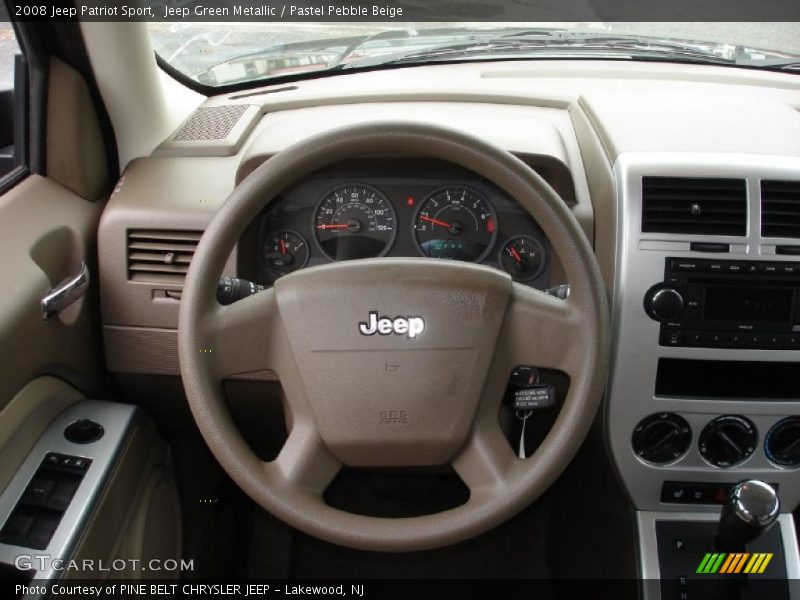 Jeep Green Metallic / Pastel Pebble Beige 2008 Jeep Patriot Sport