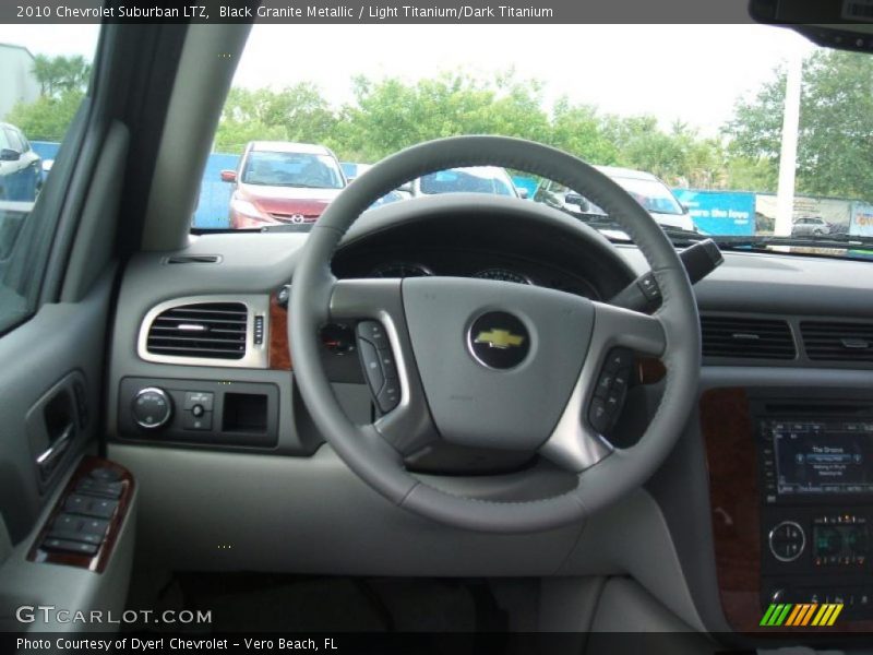 Black Granite Metallic / Light Titanium/Dark Titanium 2010 Chevrolet Suburban LTZ