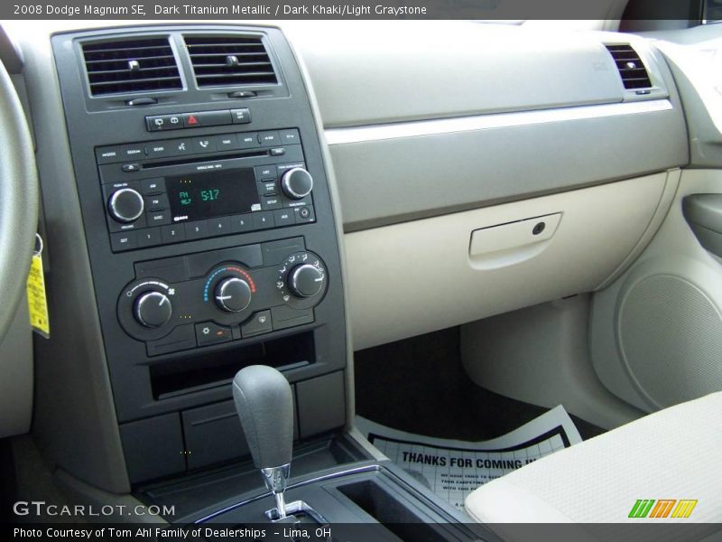 Dark Titanium Metallic / Dark Khaki/Light Graystone 2008 Dodge Magnum SE