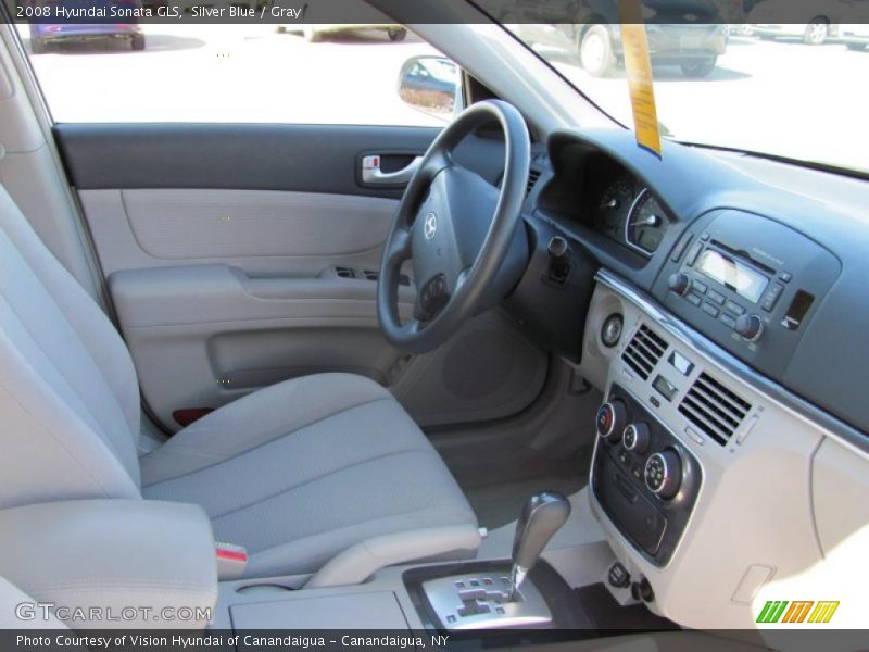 Silver Blue / Gray 2008 Hyundai Sonata GLS