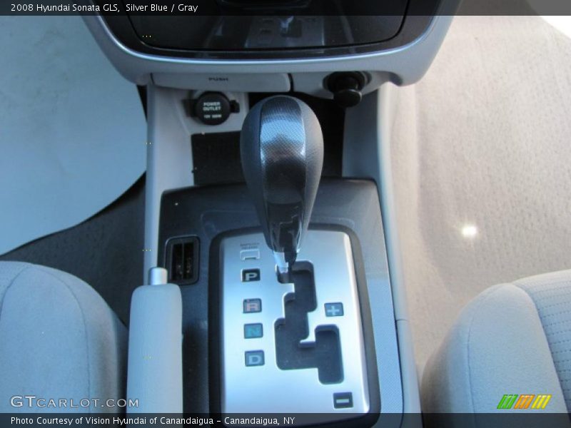 Silver Blue / Gray 2008 Hyundai Sonata GLS