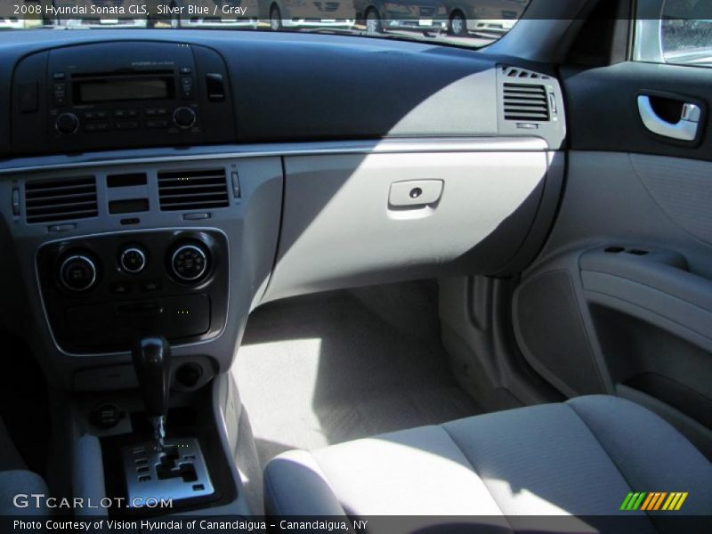 Silver Blue / Gray 2008 Hyundai Sonata GLS
