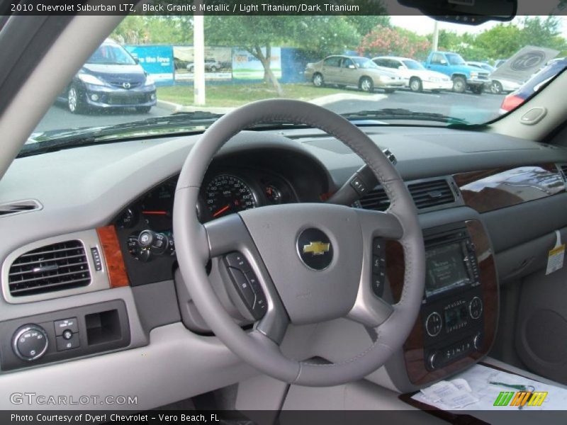 Black Granite Metallic / Light Titanium/Dark Titanium 2010 Chevrolet Suburban LTZ