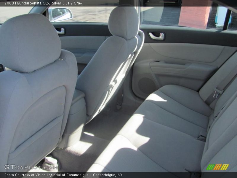 Silver Blue / Gray 2008 Hyundai Sonata GLS