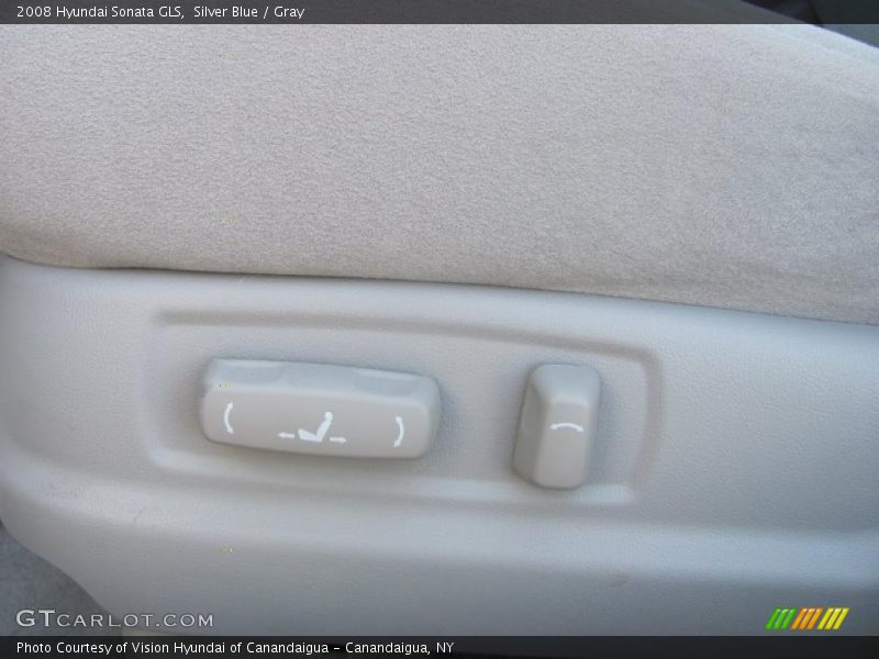 Silver Blue / Gray 2008 Hyundai Sonata GLS