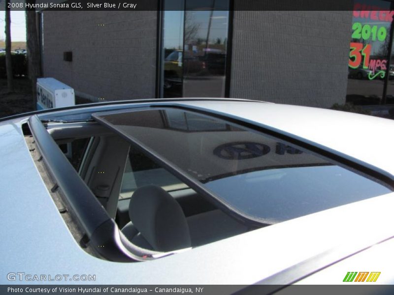 Silver Blue / Gray 2008 Hyundai Sonata GLS