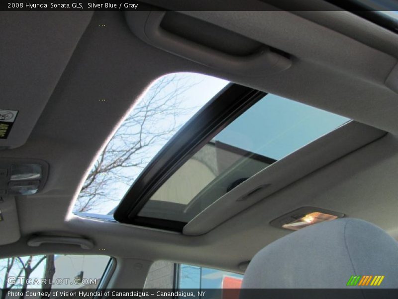 Silver Blue / Gray 2008 Hyundai Sonata GLS
