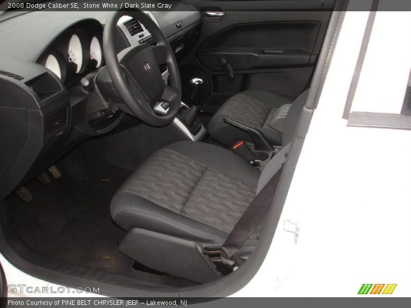 Stone White / Dark Slate Gray 2008 Dodge Caliber SE