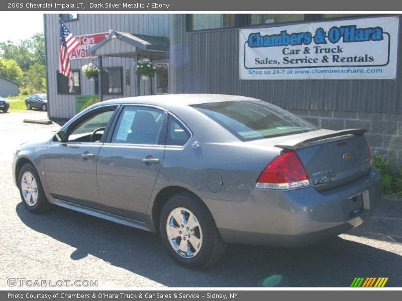 Dark Silver Metallic / Ebony 2009 Chevrolet Impala LT