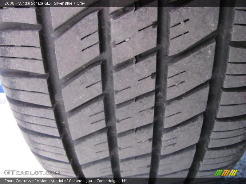 Silver Blue / Gray 2008 Hyundai Sonata GLS